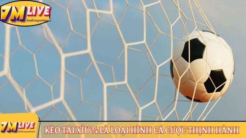 Kèo tài xỉu 3/4 là loại hình cá cược thịnh hành